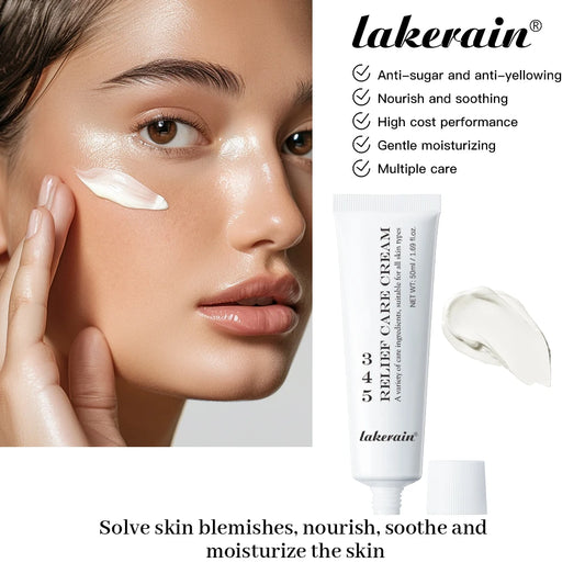 345 Relief Cream and Moisturizing Face Lotion for Daily Skincare Routine