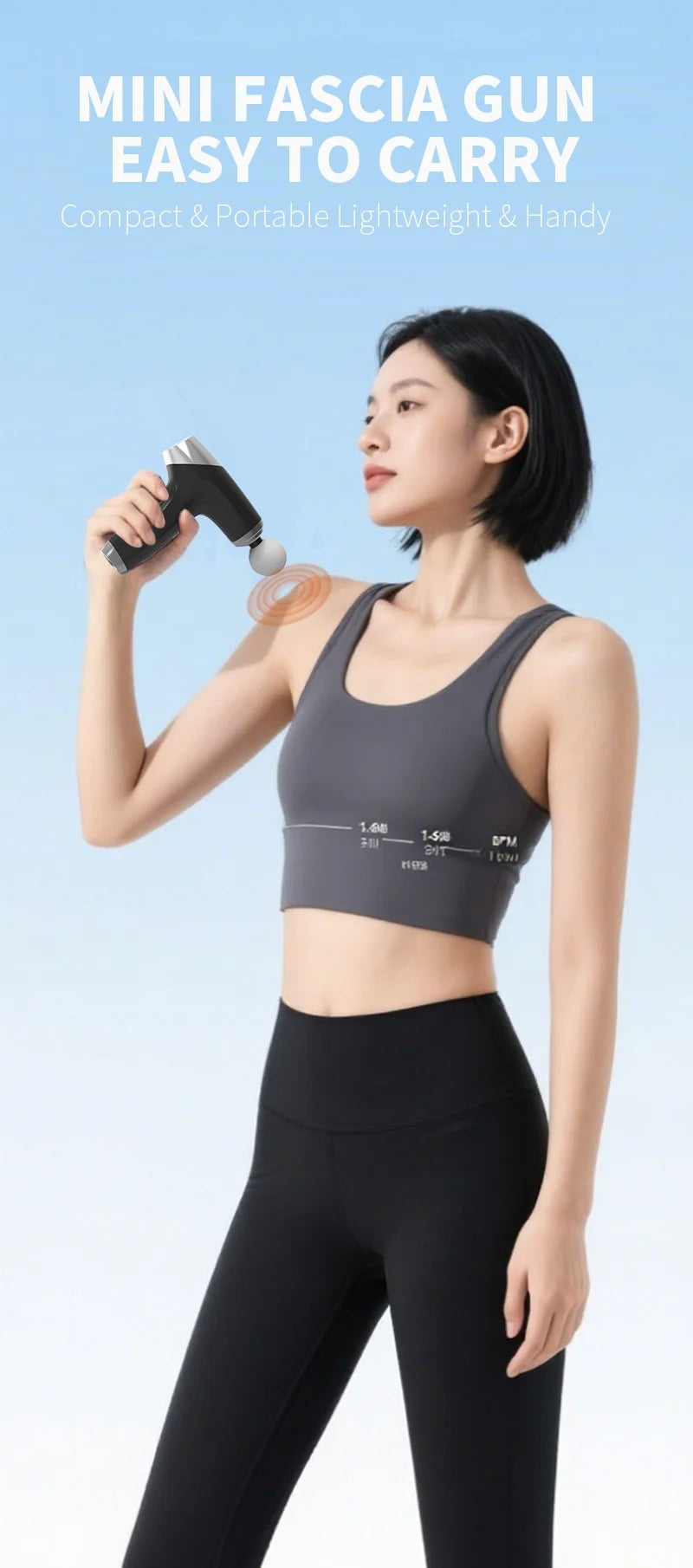 Mini Massage Gun and Percussion Muscle Massager for Post Workout Recovery Relief