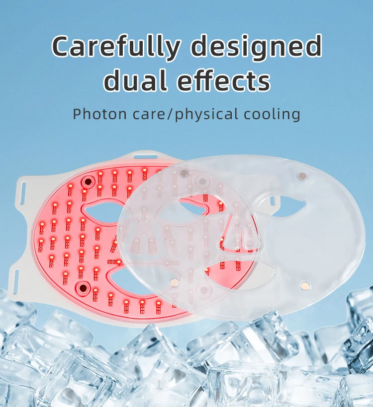 LED Face Mask and Red Light Therapy Device for Skin Rejuvenation and Firming - 9