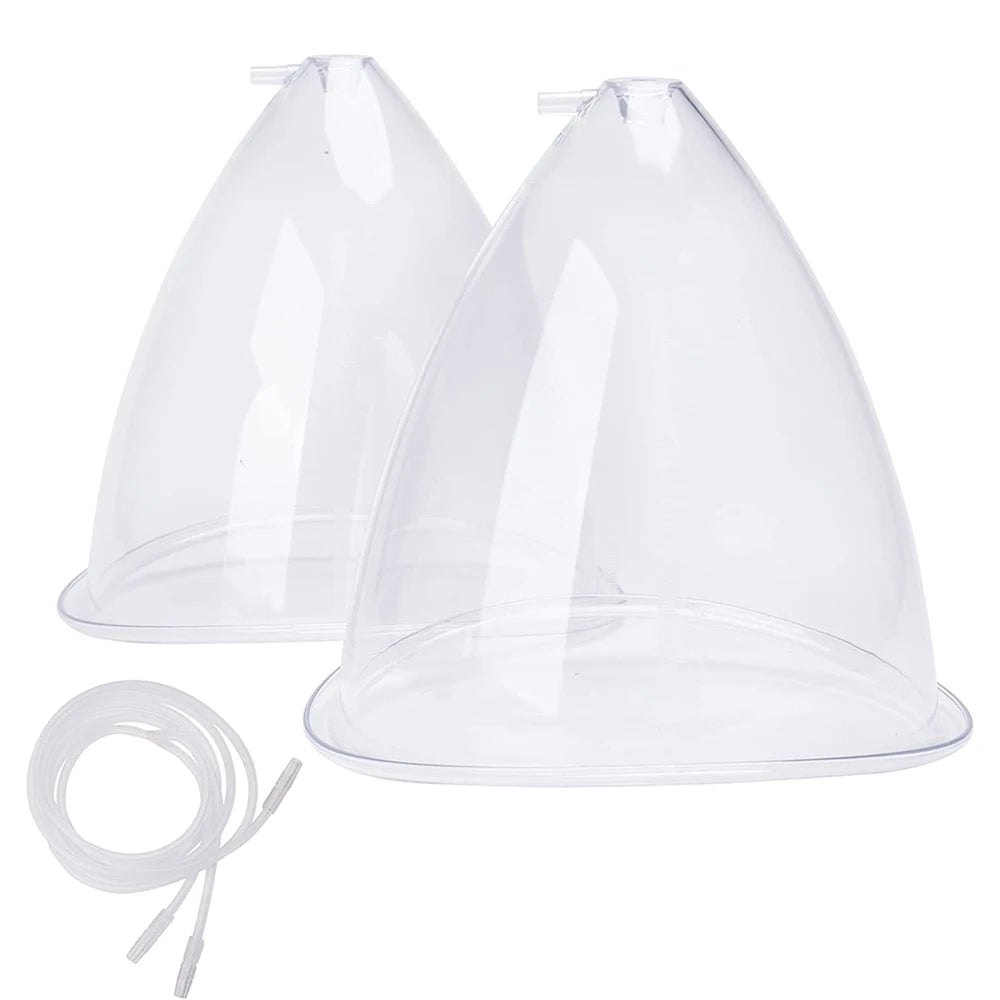Vacuum Suction Cups and Buttock Massage Enhancer for Body Sculpting Sessions