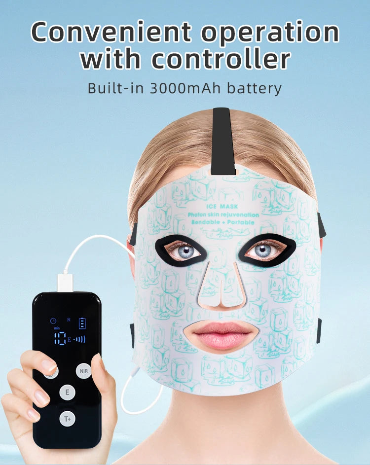 LED Face Mask and Red Light Therapy Device for Skin Rejuvenation and Firming - 10
