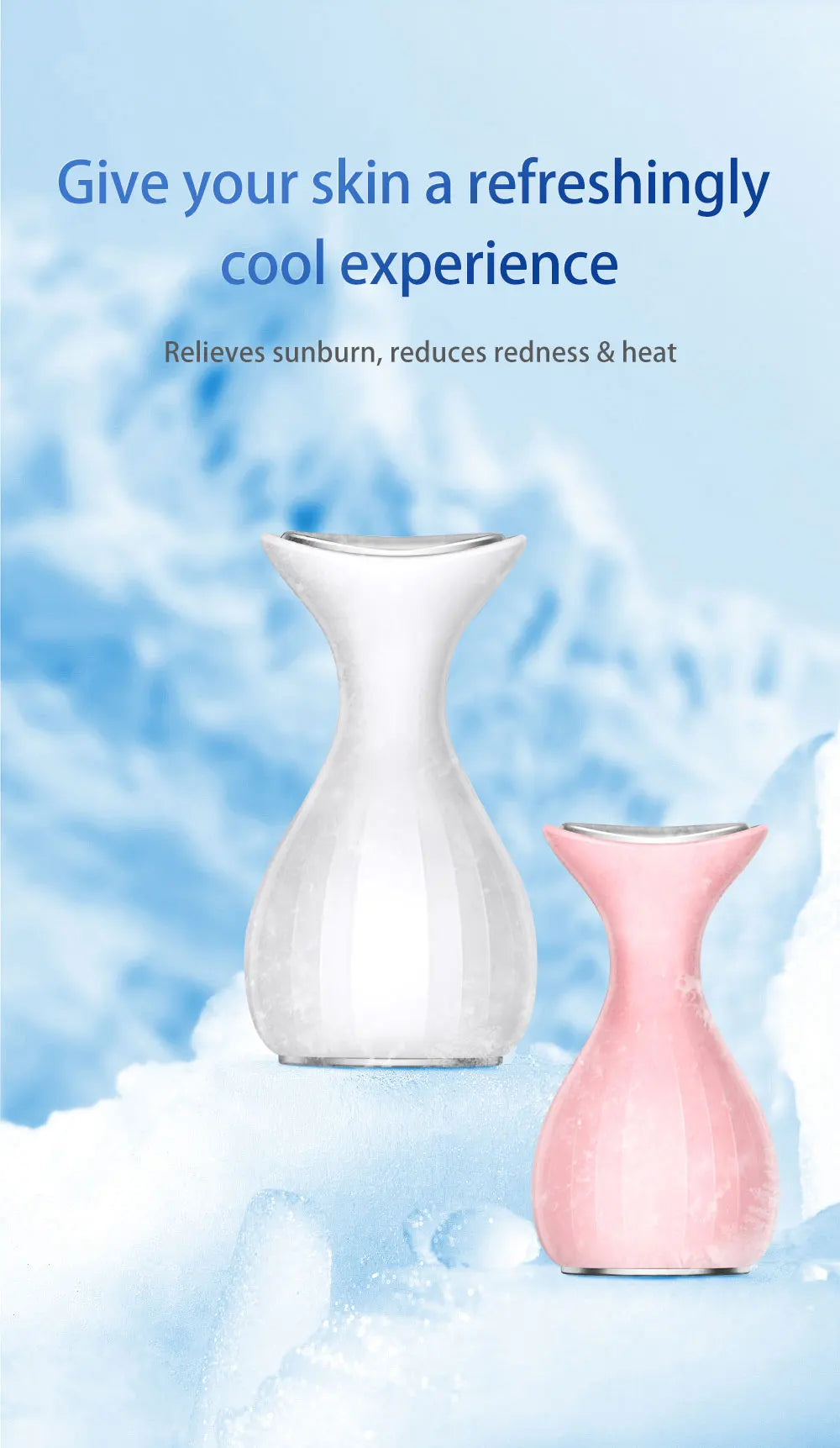 Facial Ice Hammer and Cold Compress Roller for Reducing Puffiness and Skin Lifting