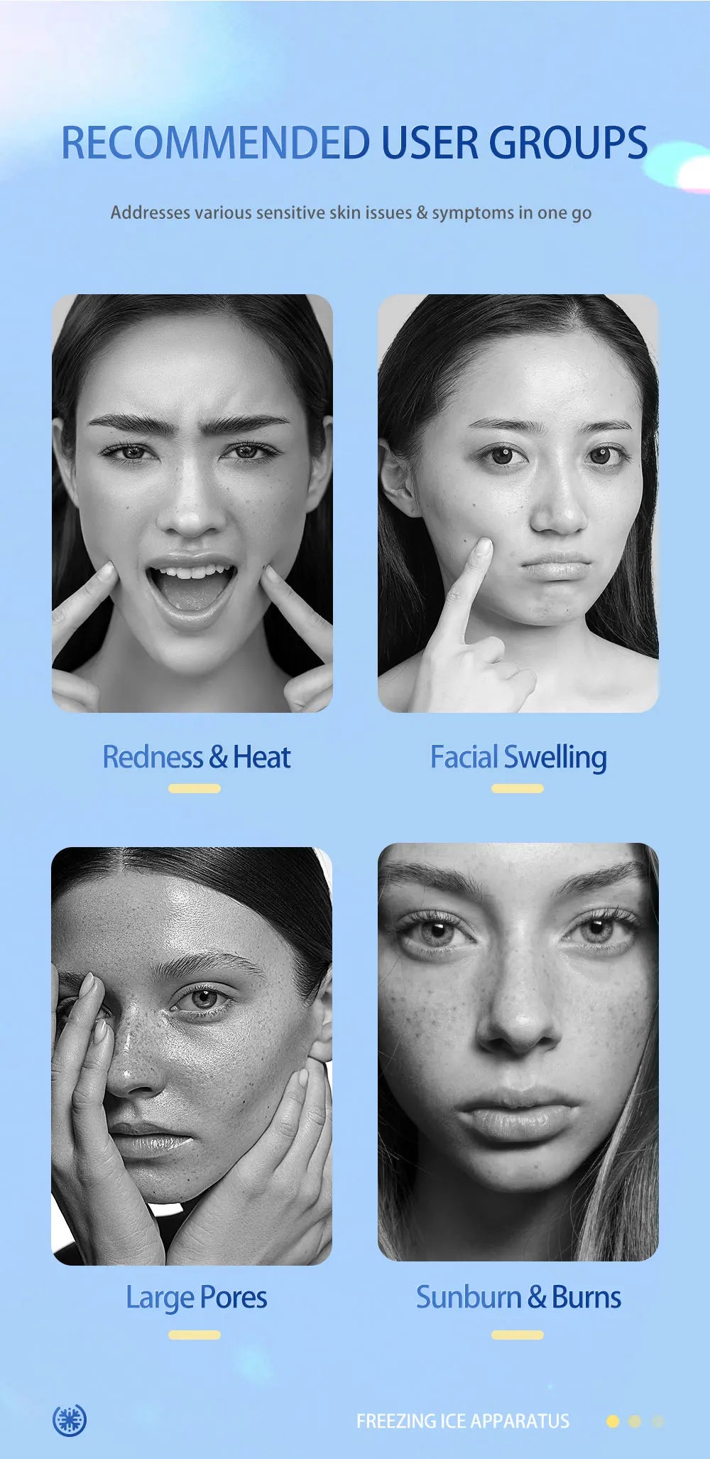 Facial Ice Hammer and Cold Compress Roller for Reducing Puffiness and Skin Lifting - 9
