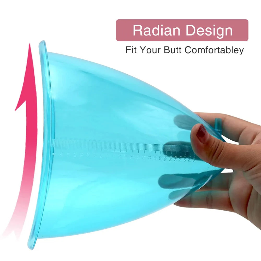 Vacuum Suction Cups and Buttock Massage Enhancer for Body Sculpting Sessions