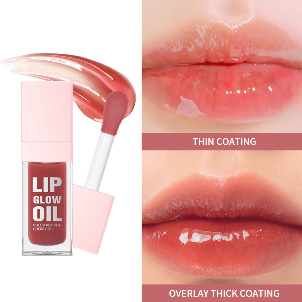 Moisturizing Lip Glow Oil and Hydrating Lip Glaze for Daily Care and Soft Lips