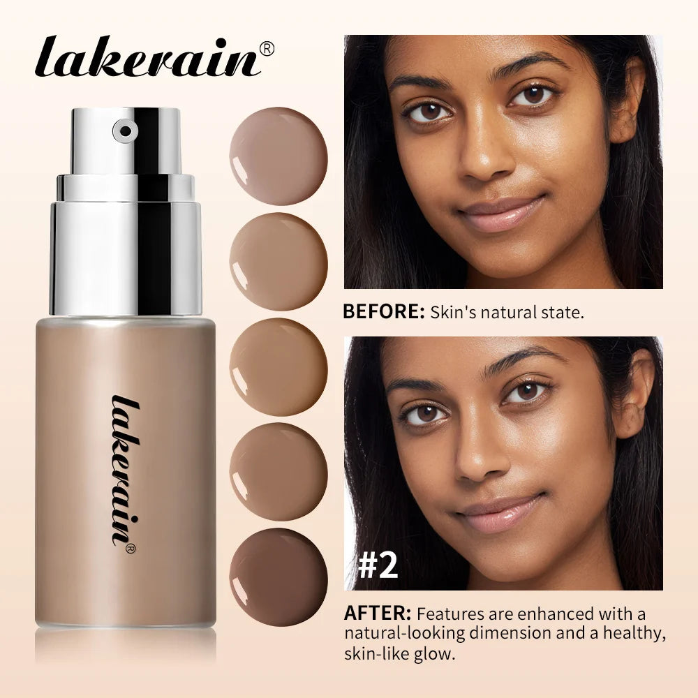 Multi Use Bronzing Serum and Liquid Face Foundation for Daily Makeup and Contouring - 3