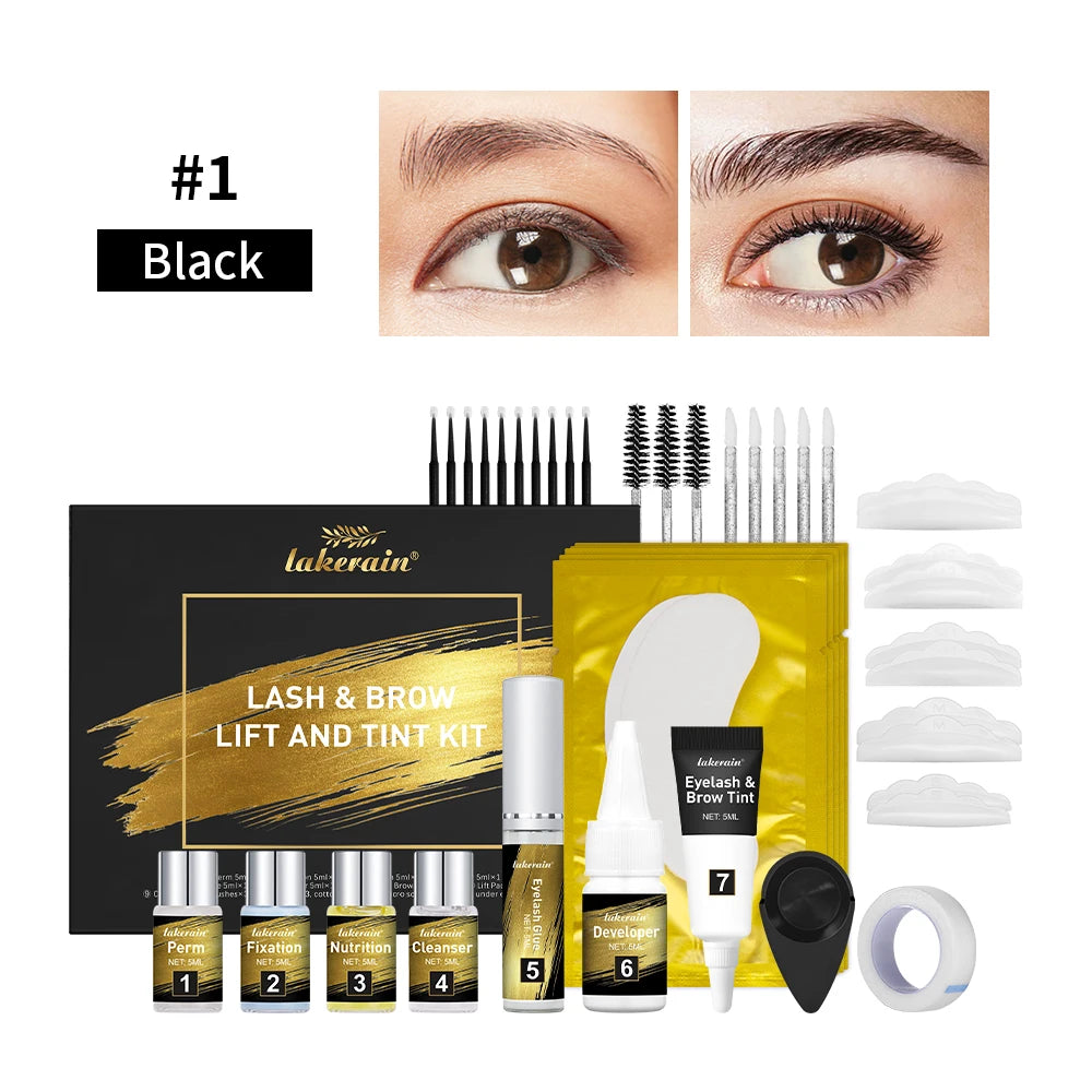 Eyelash Perm and Tint Kit or Lash Lifting Set for Professional Home Beauty - 25