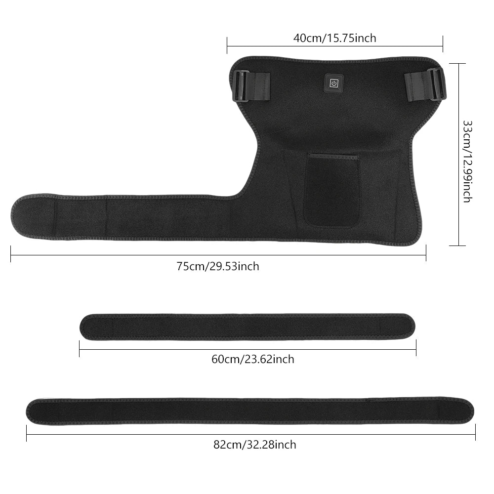 Red Light Hip Support Brace and Heating Pad for Daily Recovery and Comfort