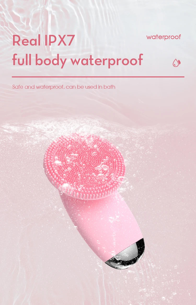 Silicone Face Cleansing Brush and Facial Scrubber for Daily Skin Pore Cleaning - 13