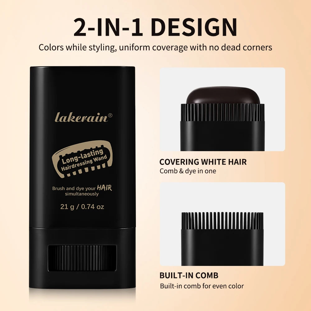Hair Dye Stick and Gray Root Concealer for Instant Touch Ups and Daily Grooming