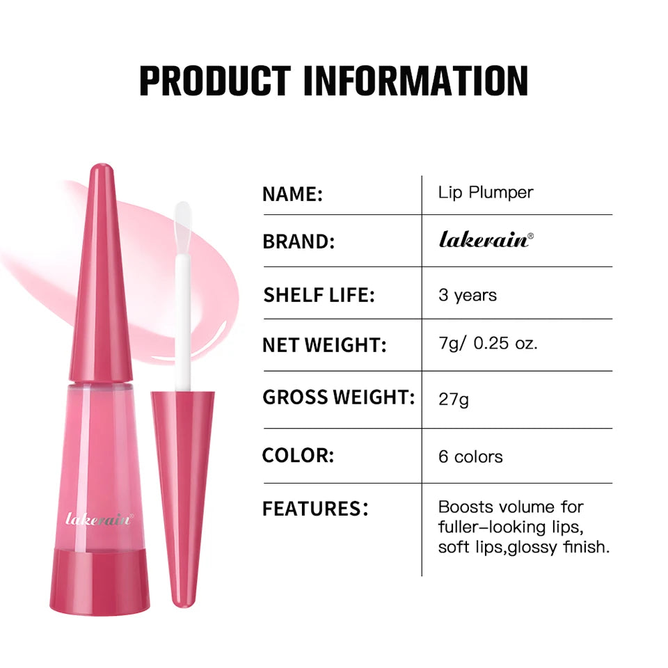 Instant Lip Plumper and Volumizing Gloss for Fuller Looking Lips and Daily Beauty
