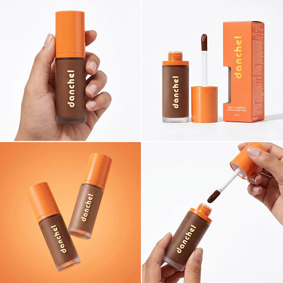 Liquid Foundation and Face Concealer for Daily Makeup and Flawless Skin Coverage