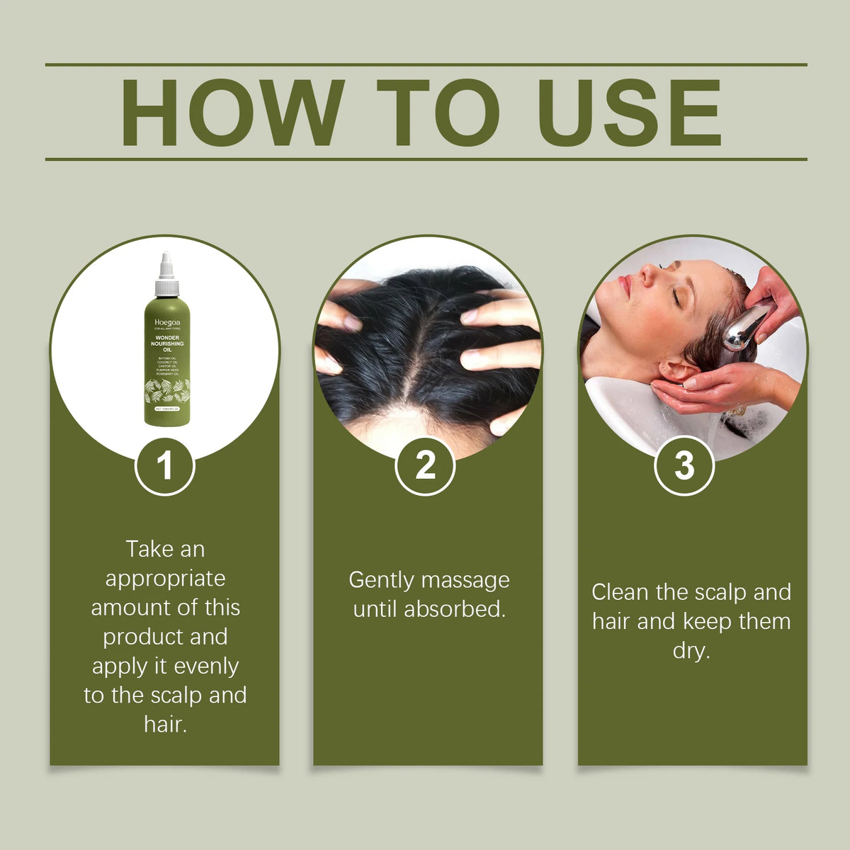 Nourishing Hair Oil and Scalp Treatment for Dry Damaged Hair Growth Repair