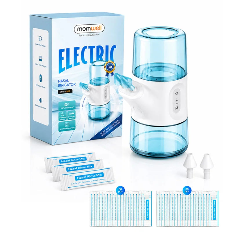 Electric Nasal Irrigator and Sinus Rinse Device for Daily Congestion Relief - 20