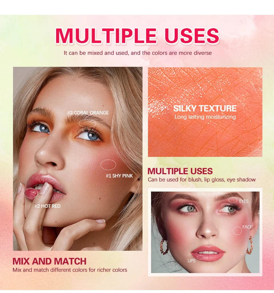 Tinted Moisture Stick and Cream Blush for Natural Daily Makeup Looks