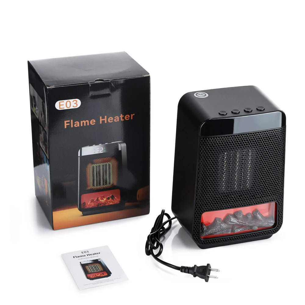 Electric Space Heater and Personal Warm Air Blower for Winter Office and Home Use - 21