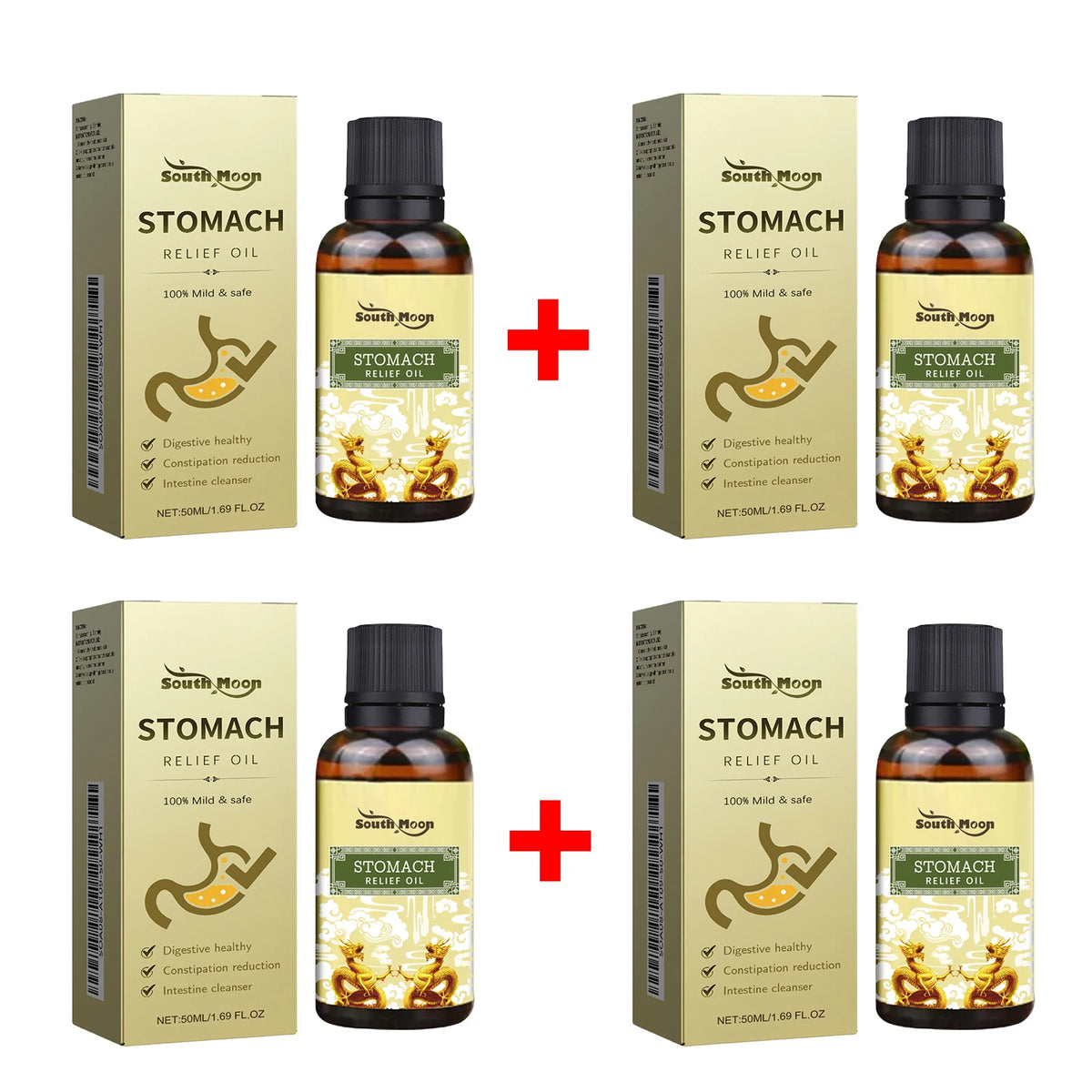 Stomach Relief Oil and Constipation Massage Oil for Daily Abdominal Skin Comfort
