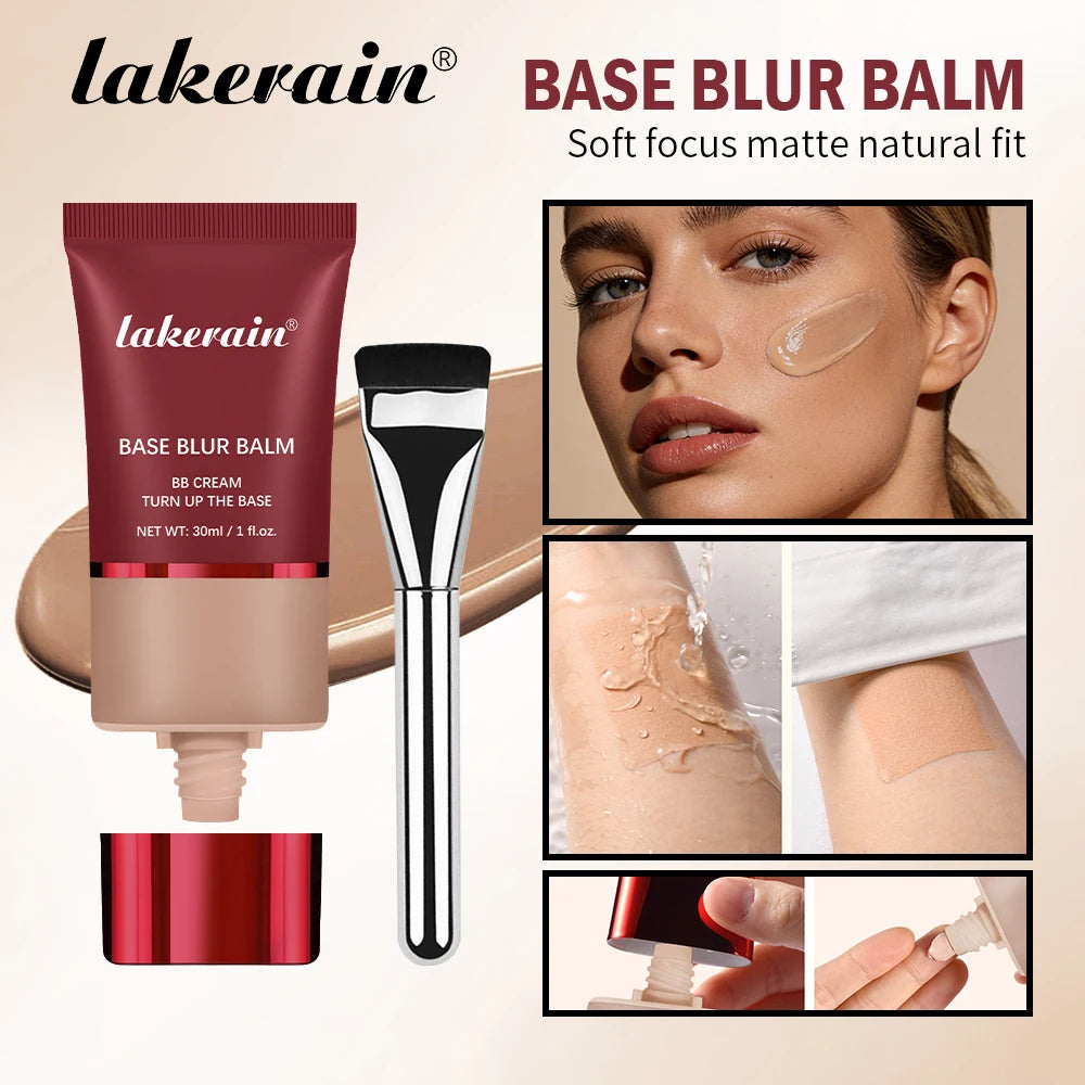 Blur Base Balm and Hydrating BB Cream for a Flawless Smooth Natural Makeup Finish