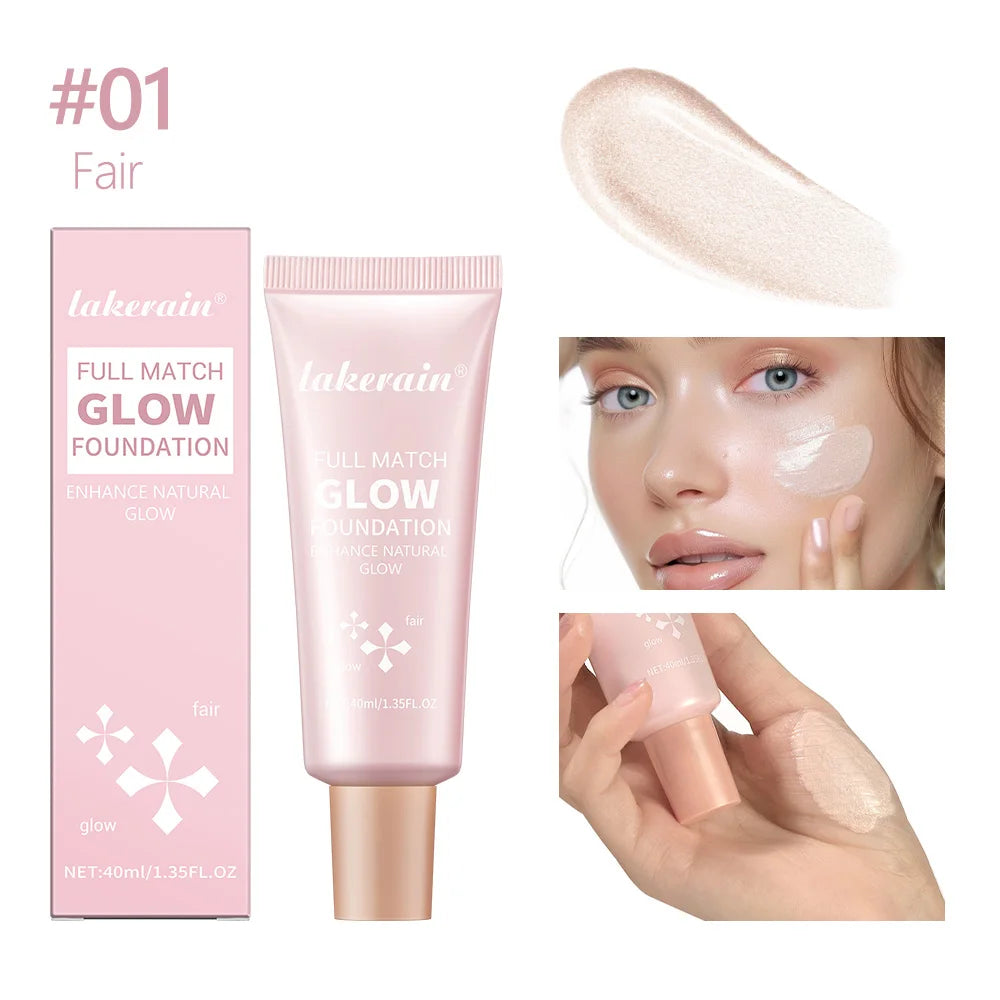 Liquid Glow Foundation and Radiant Skin Enhancer for Natural Daily Makeup Looks - 26