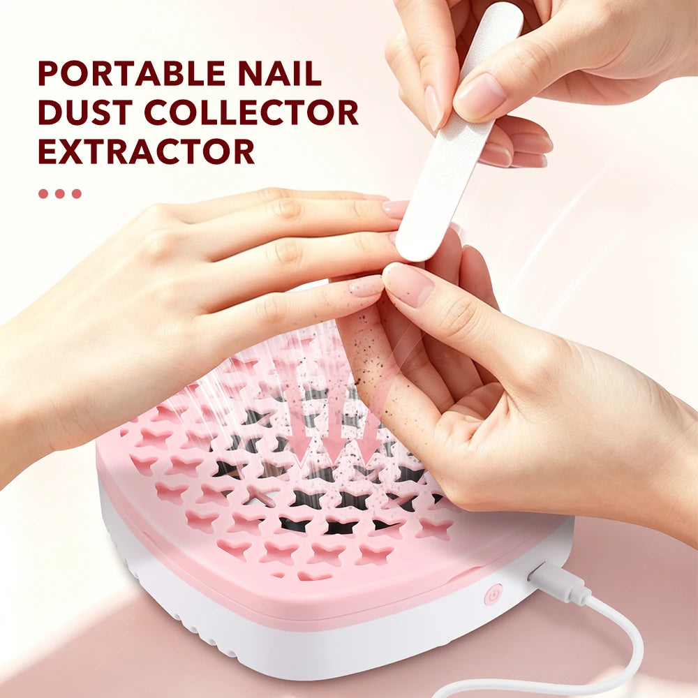 Nail Dust Collector and Manicure Suction Machine for Home Salon Nail Care - 3