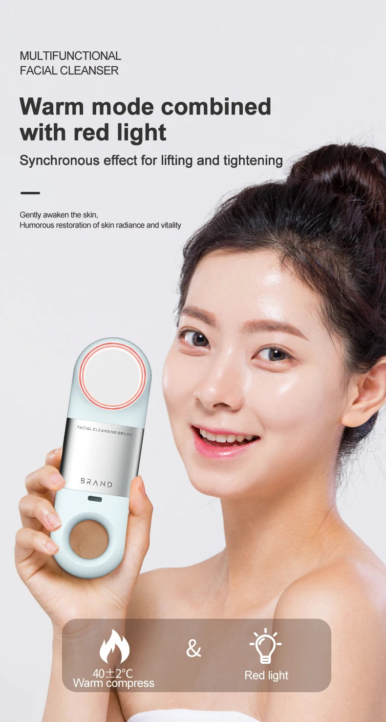 Facial Cleansing Brush and Silicone Face Scrubber for Deep Pore Cleaning and Skincare - 13