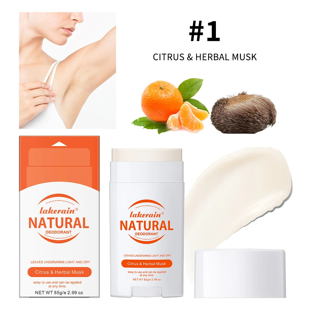 Solid Deodorant Stick and Natural Underarm Balm for Freshness All Day Long - 21