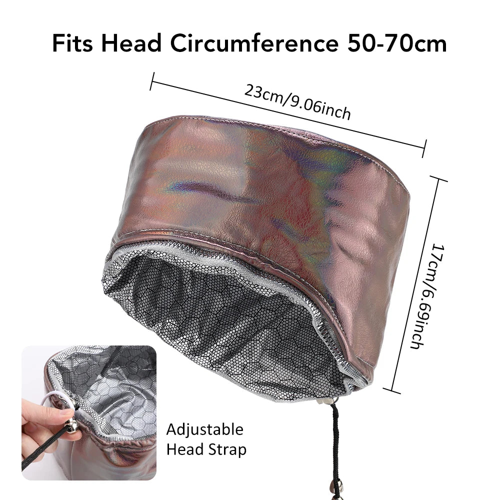 Hair Steamer Cap and Thermal Heat Hat for Deep Conditioning Treatment at Home Use - 10