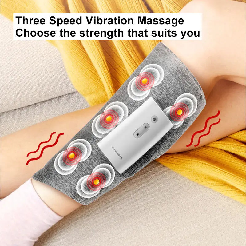 Cordless Airbag Compression Leg Massager and Calf Muscle Relief for Daily Home - 4
