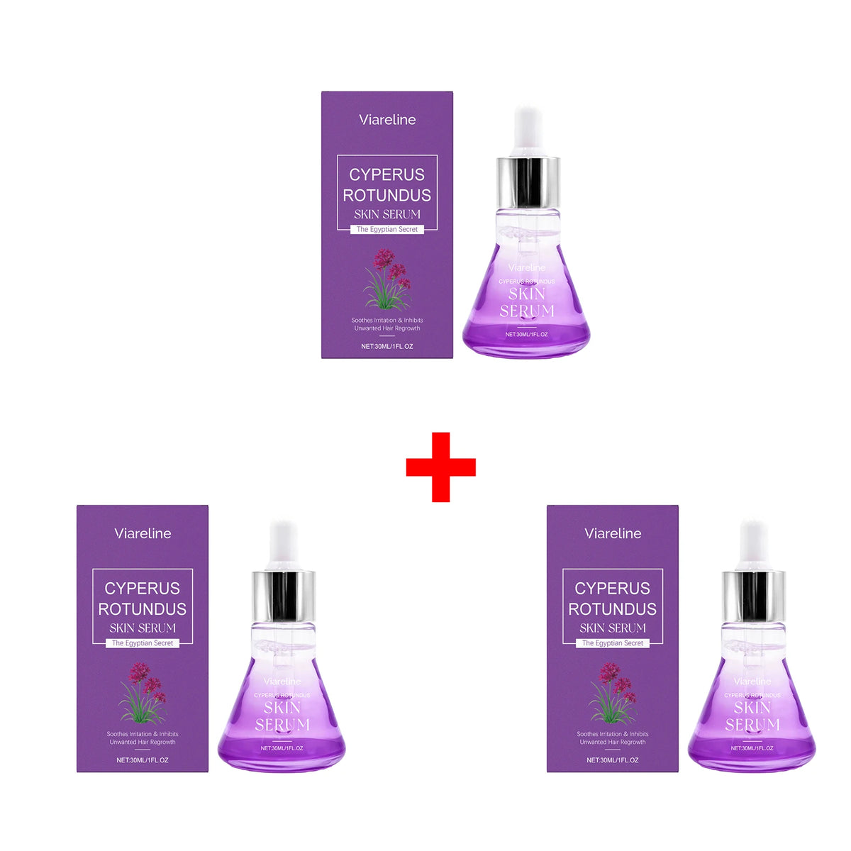 Cyperus Rotundus Skin Serum and Hair Growth Inhibitor for Post Shaving Routine