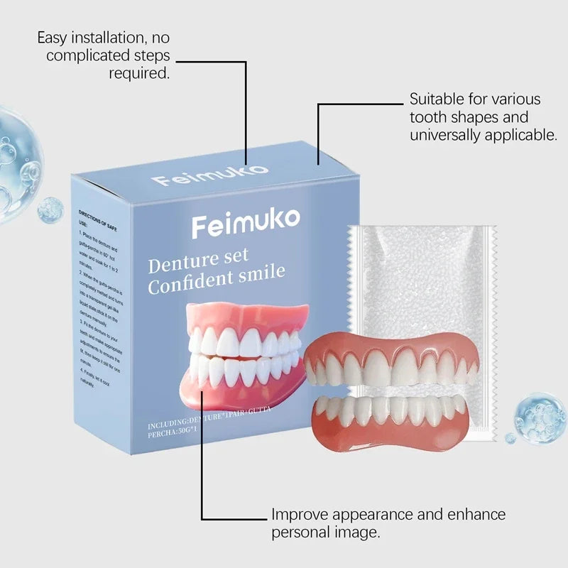Temporary Dentures and Cosmetic Fake Teeth for Instant Smile Confidence Care - 6
