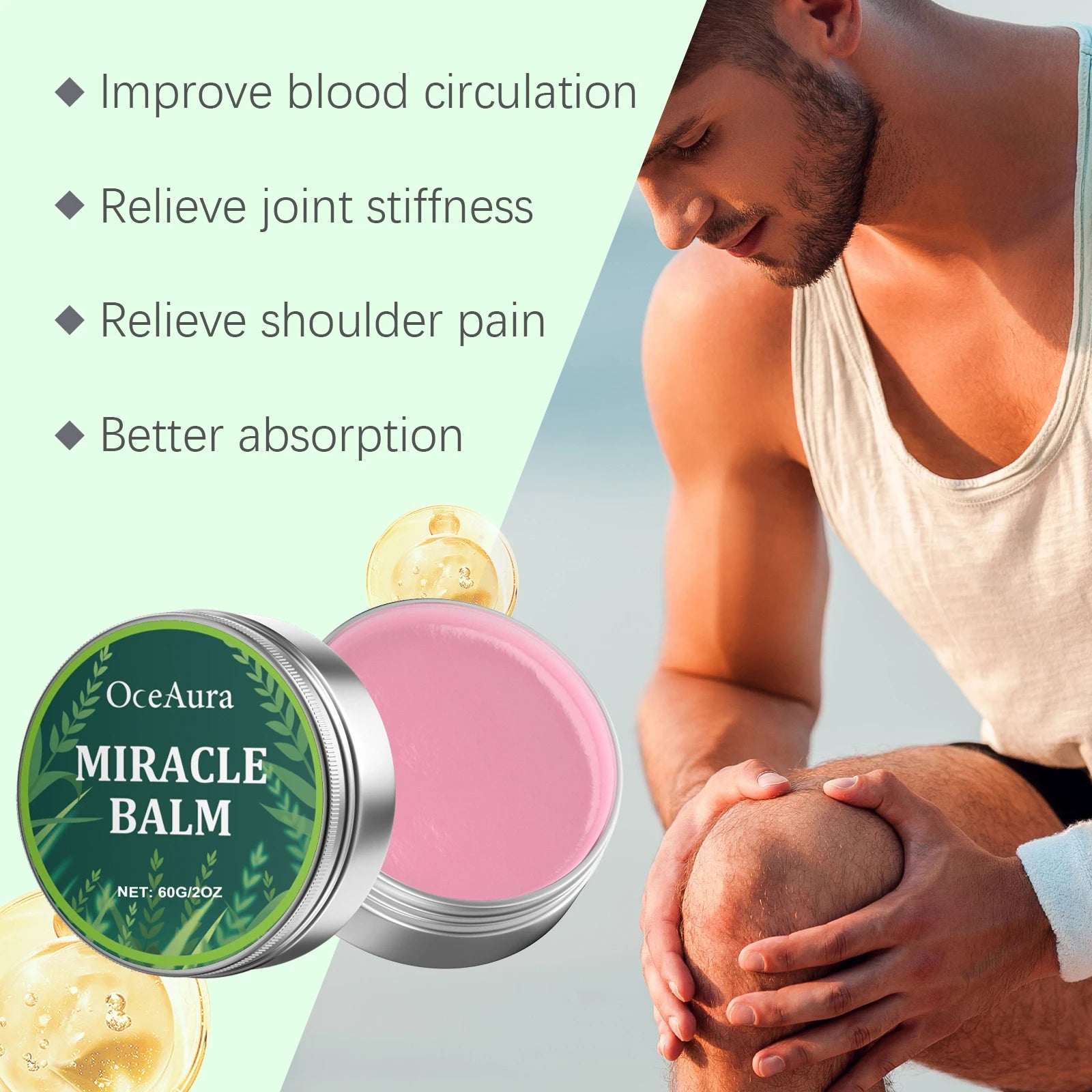 Herbal Body Massage Balm and Muscle Relief Cream for Daily Joint Soreness - 11