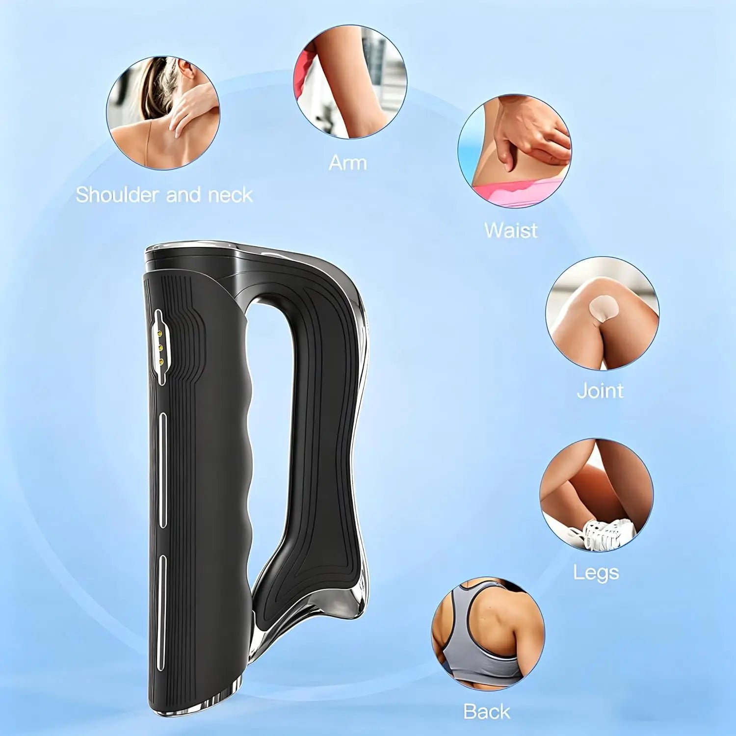 Electric Fascia Knife and Muscle Scraper Tool for Deep Tissue Body Recovery - 4