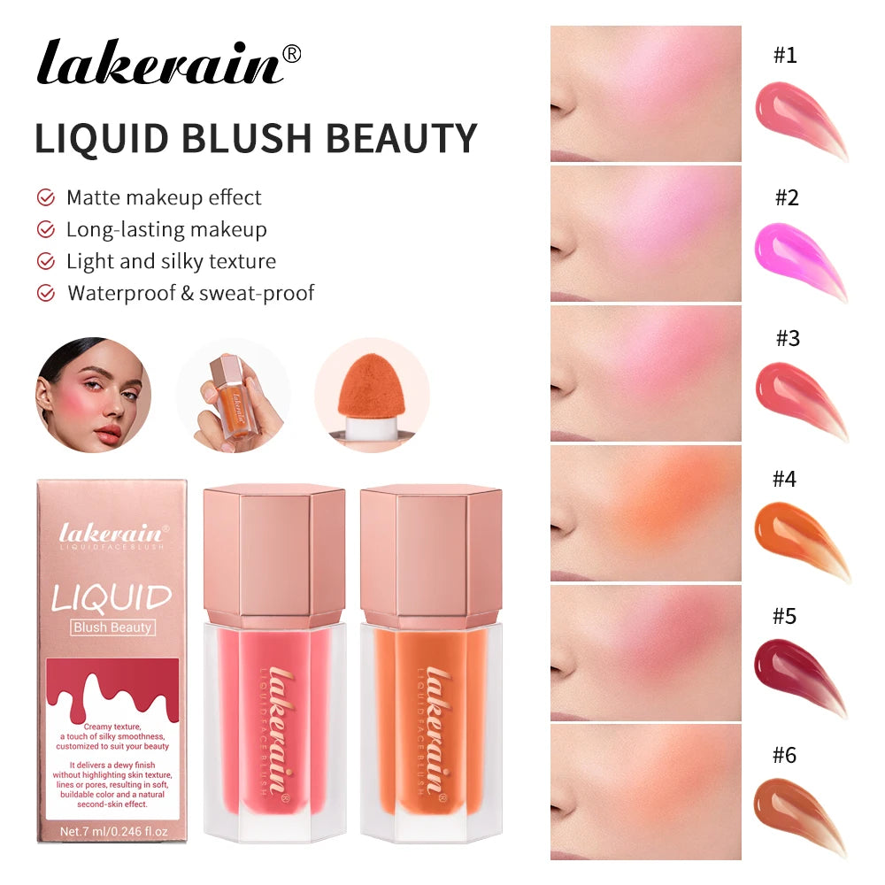 Liquid Blush and Cream Face Tint for a Natural Long Lasting Matte Makeup Finish - 3