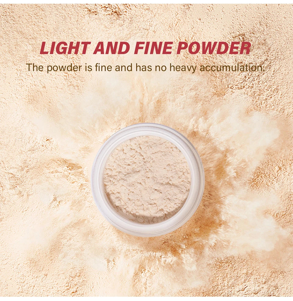 Setting Powder and Loose Finishing Makeup for a flawless matte skin finish