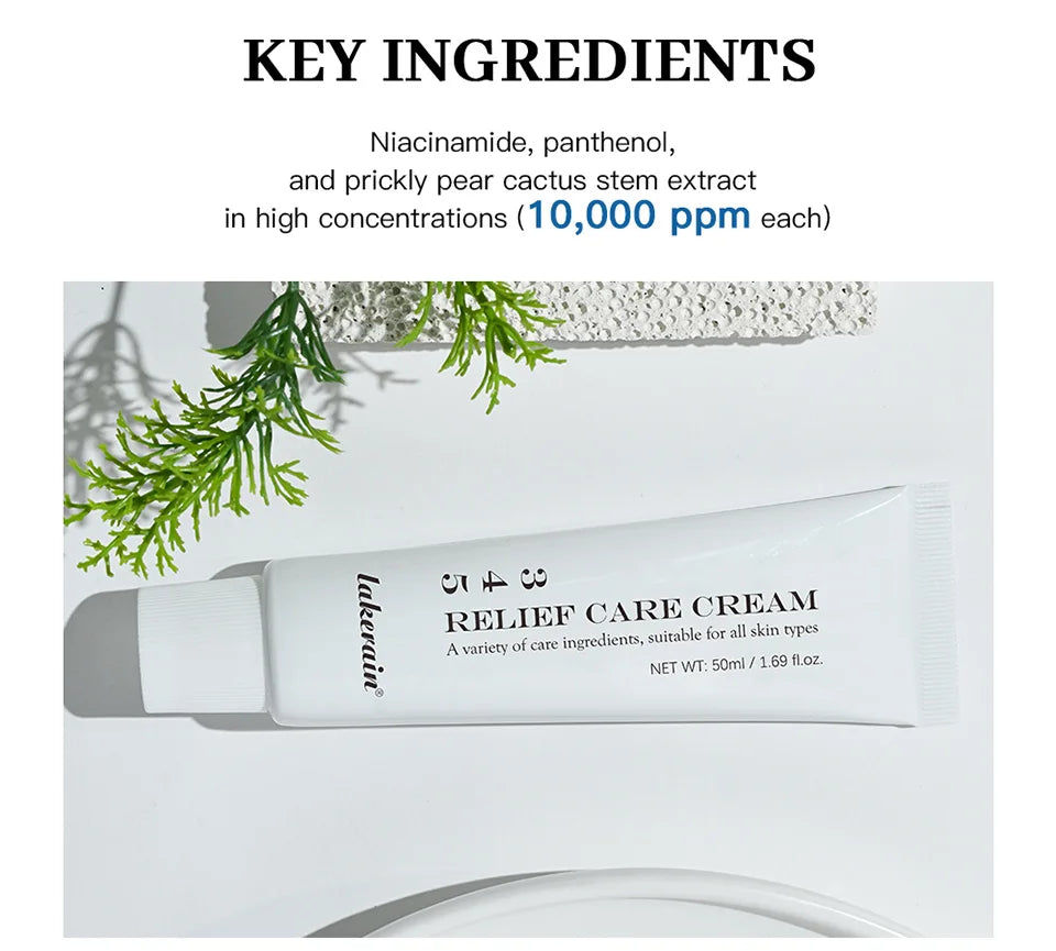 345 Relief Cream and Moisturizing Face Lotion for Daily Skincare Routine