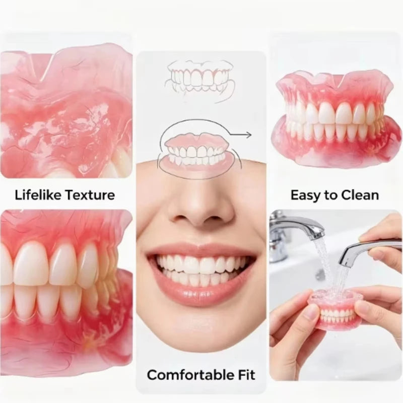 Silicone Simulation Dentures and Cosmetic Teeth for Daily Smile Enhancement