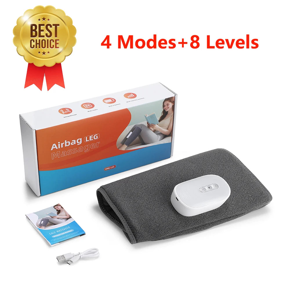 Air Compression Calf Massager and Leg Recovery Wrap for Sedentary Workers
