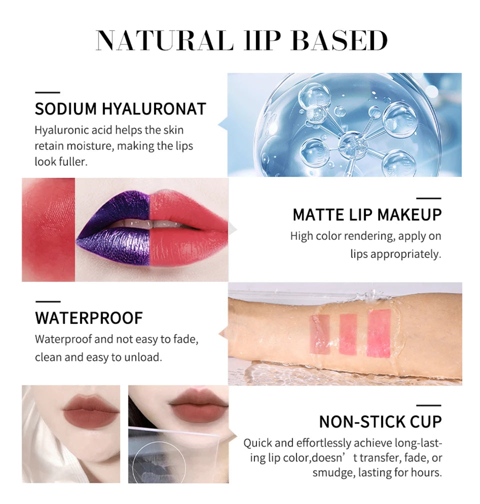 Peel Off Lip Stain and Transfer Proof Lip Tint for Long Lasting Matte Finish