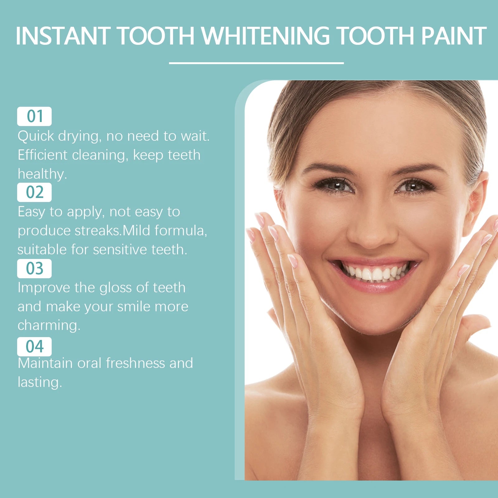 Teeth Whitening Paint and Dental Brightener Gel for a Brighter Confident Smile - 5