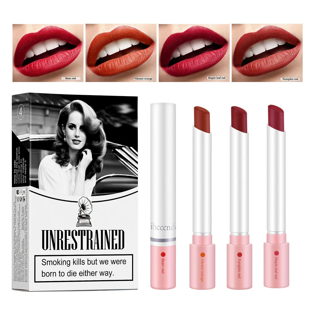 Matte Lipstick Set and Velvet Lip Tint for Daily Makeup and Special Occasions - 21