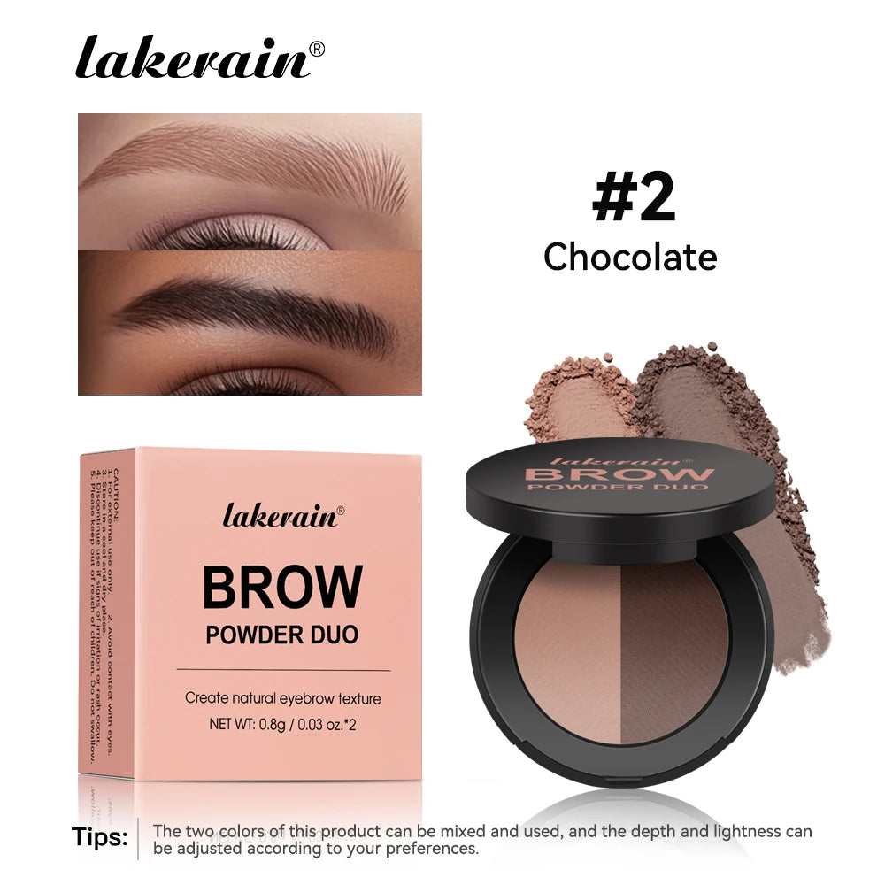Brow Powder Duo and Eyebrow Enhancer for Natural Defined Eyebrows and Contouring - 20
