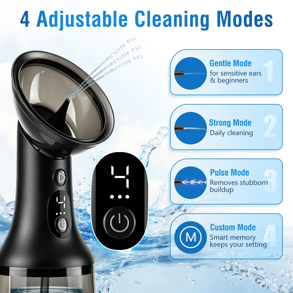 Ear Wax Removal Device and Ear Irrigation Flusher for Safe Home Ear Cleaning - 3