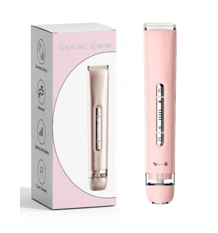 Dual Head Women Hair Remover and Electric Bikini Trimmer for Smooth Body Grooming - 16