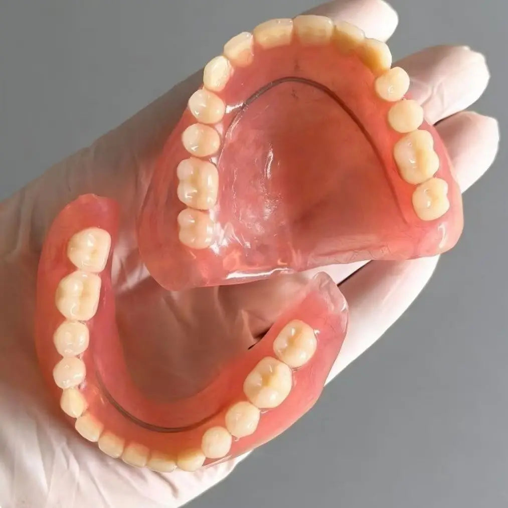 Full Mouth Denture Set and Artificial Teeth Kit for Dental Care and Oral Hygiene - 2