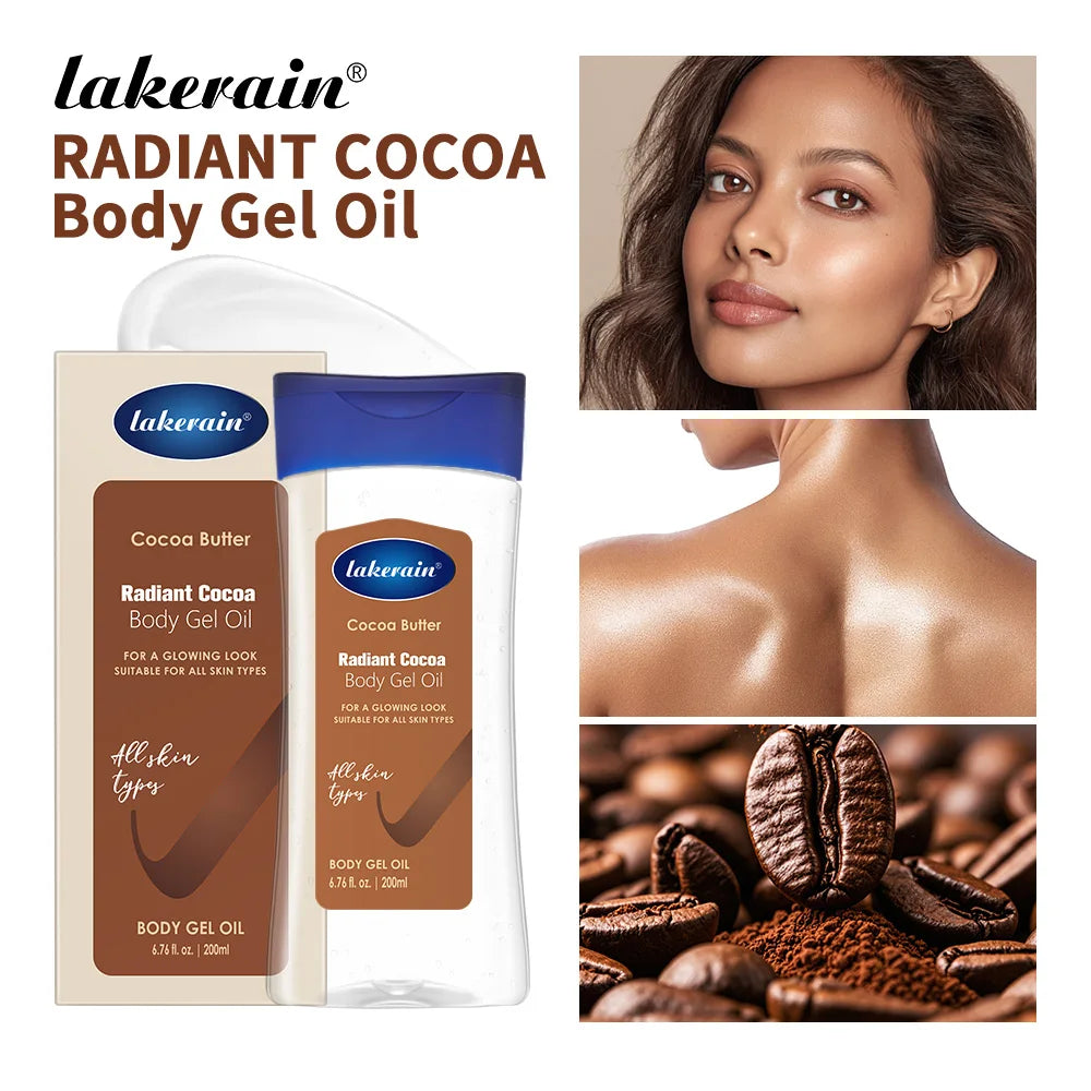 Radiant Body Gel Oil and Moisturizing Skin Treatment for Daily Glowing Hydration