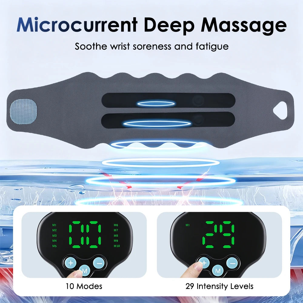 Electric Wrist Massager and EMS Support Brace for Muscle Relief and Daily Comfort - 8