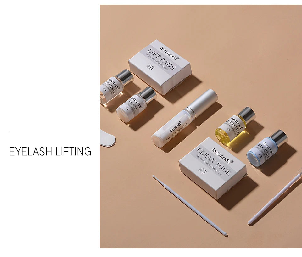 Eyelash Lifting Kit and Semi Permanent Lash Perming Set for Salon and Home Use