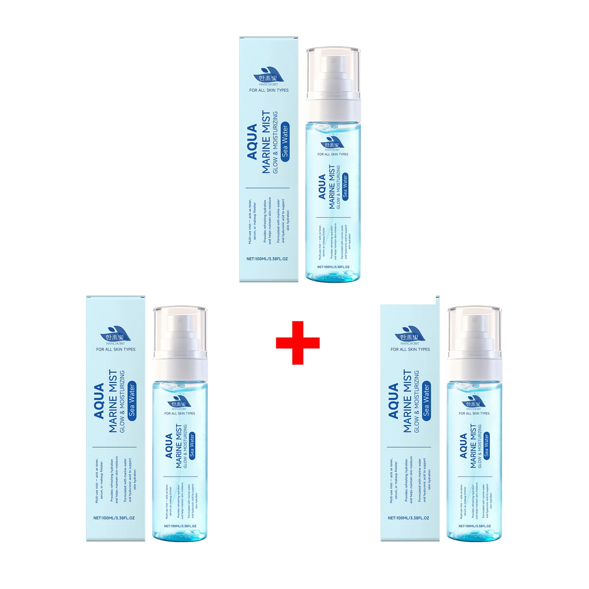 Sea Water Hydrating Mist and Moisturizing Face Spray for Daily Skin Refreshing