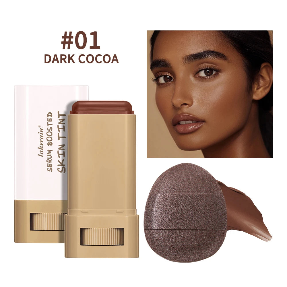 Serum Boosted Skin Tint and Foundation Stick for Natural Daily Face Makeup