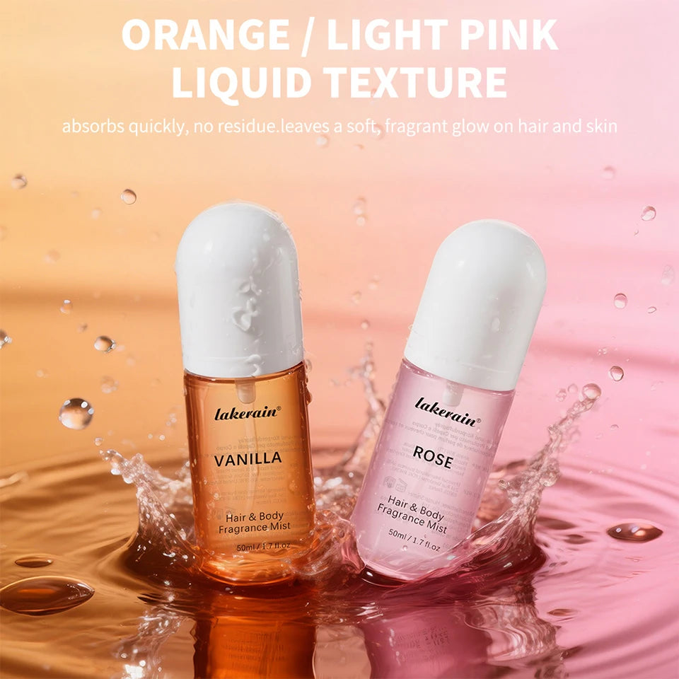 Vanilla and Rose Fragrance Mist and Body Spray for Daily Refreshing Use